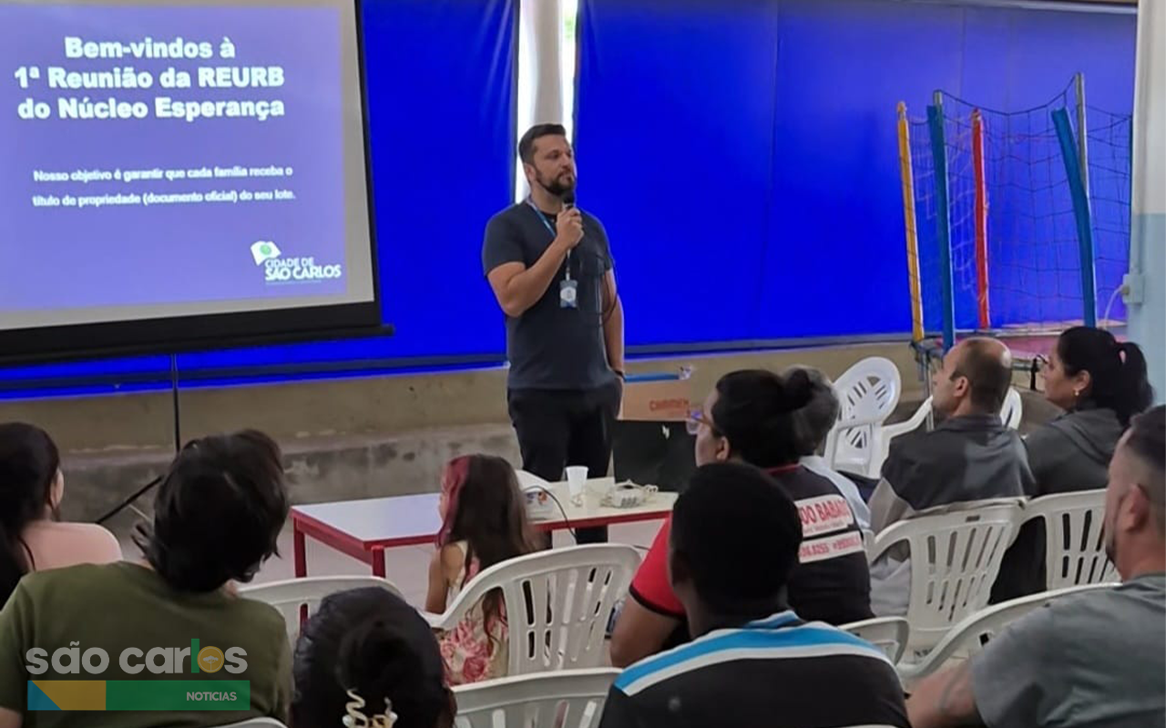 Prefeitura de São Carlos inicia regularização fundiária para 60 famílias no Núcleo Esperança