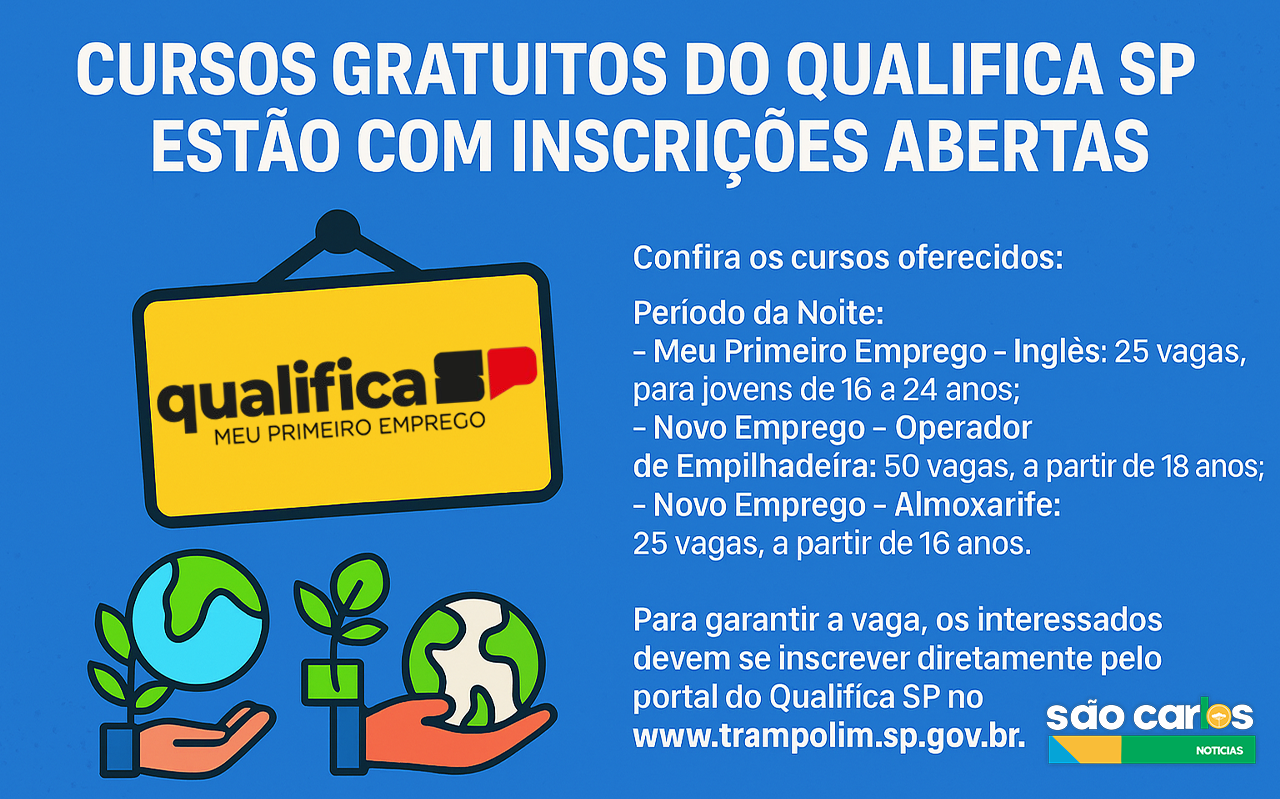 Cursos Gratuitos do Qualifica SP têm Inscrições Abertas: Oportunidades em Inglês, Operador de Empilhadeira e Almoxarife