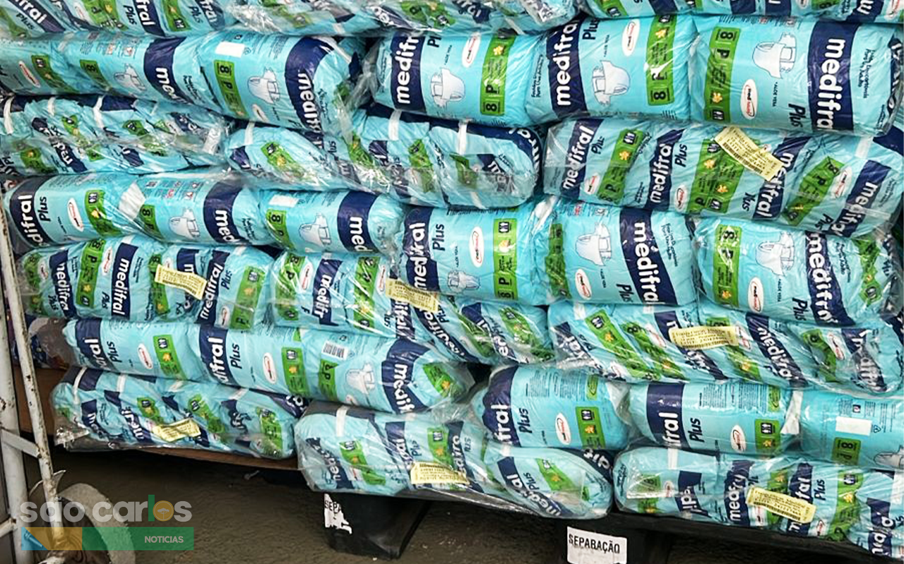 Fraldas geriátricas serão distribuídas pelas farmácias populares a partir desta quarta-feira em São Carlos