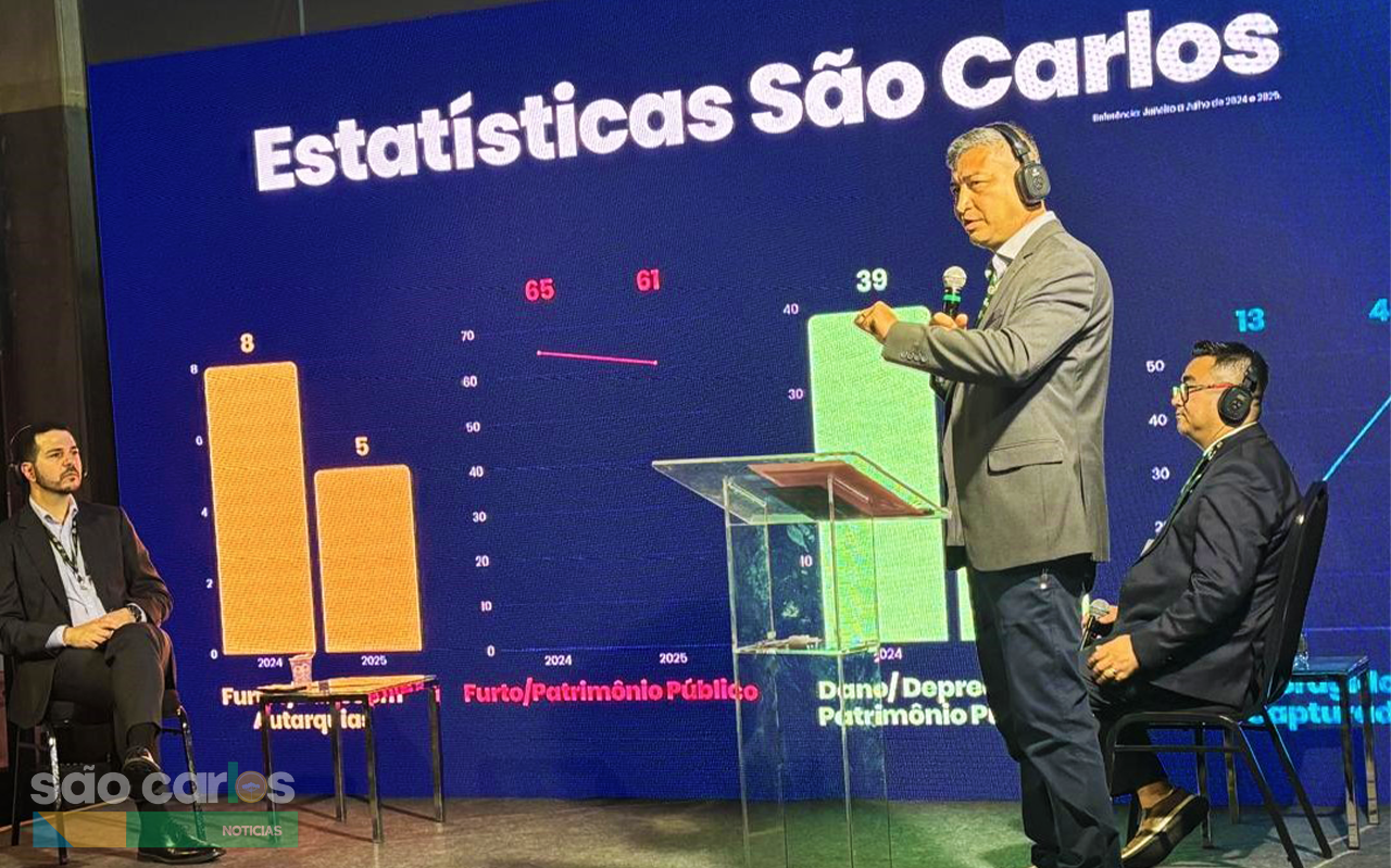 São Carlos se destaca como referência em tecnologia para segurança pública em congresso estadual