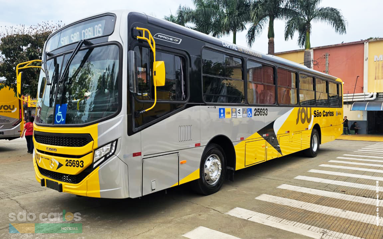 Linhas Extras de Ônibus serão disponibilizadas durante horário estendido do comércio em São Carlos