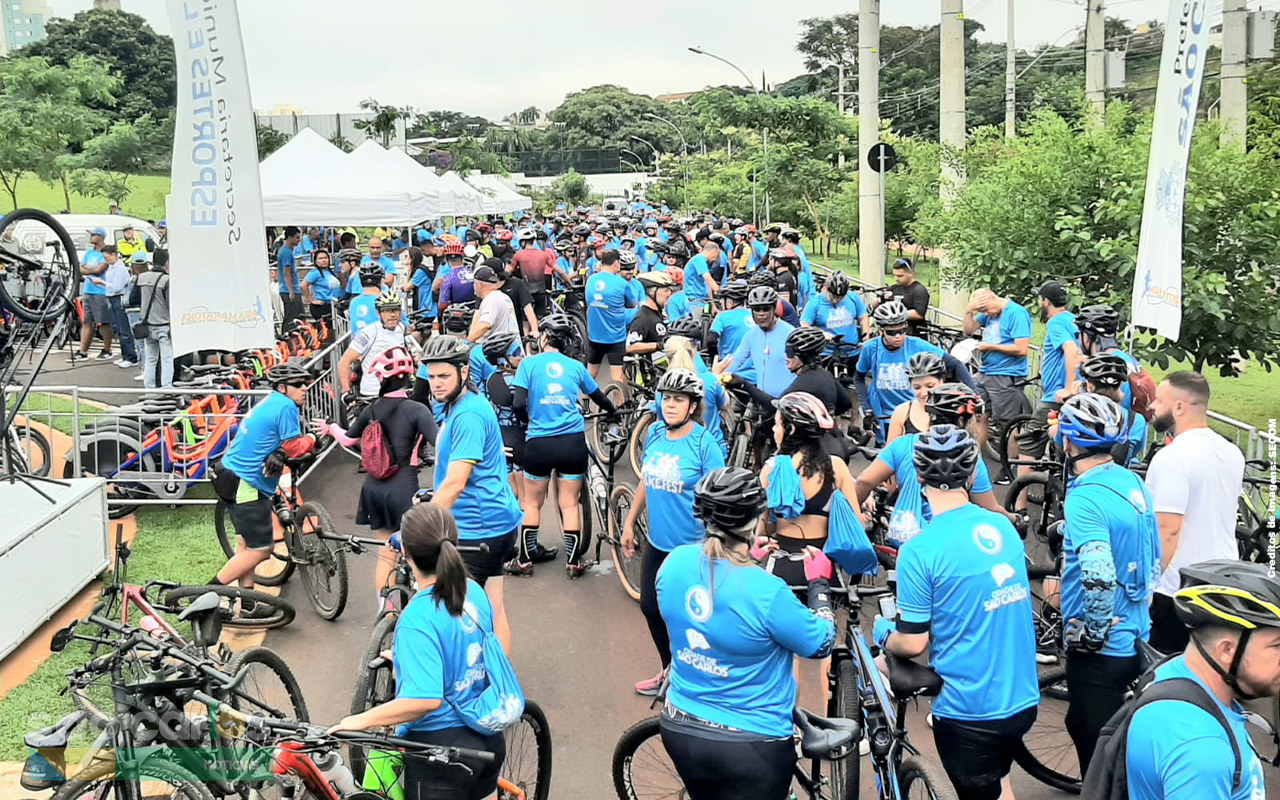 Bike Fest arrecada 2 mil itens de higiene e limpeza em manhã de esporte e solidariedade em São Carlos
