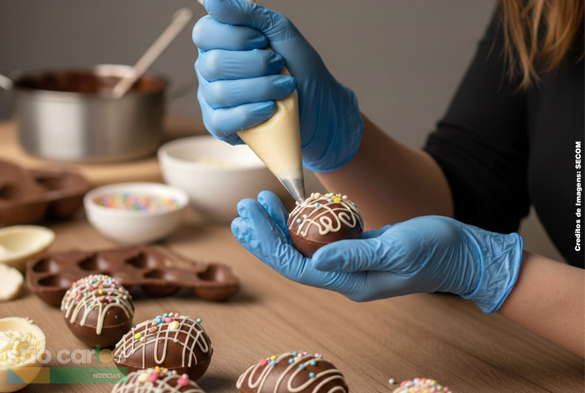 Curso de fabricação de ovos de Páscoa abre inscrições em São Carlos; aprenda a empreender e lucrar