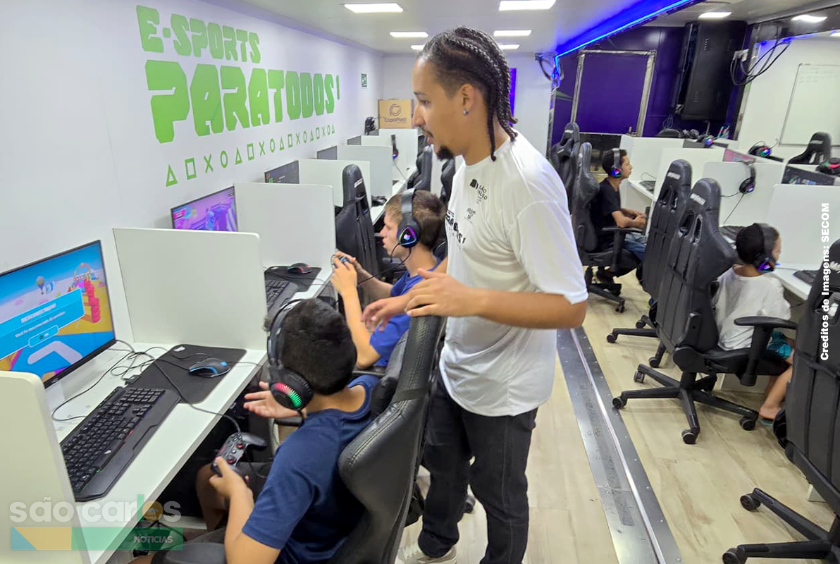 LAN HOUSE ITINERANTE chega a São Carlos: Saiba como participar da experiência gamer gratuita no Mercado Municipal