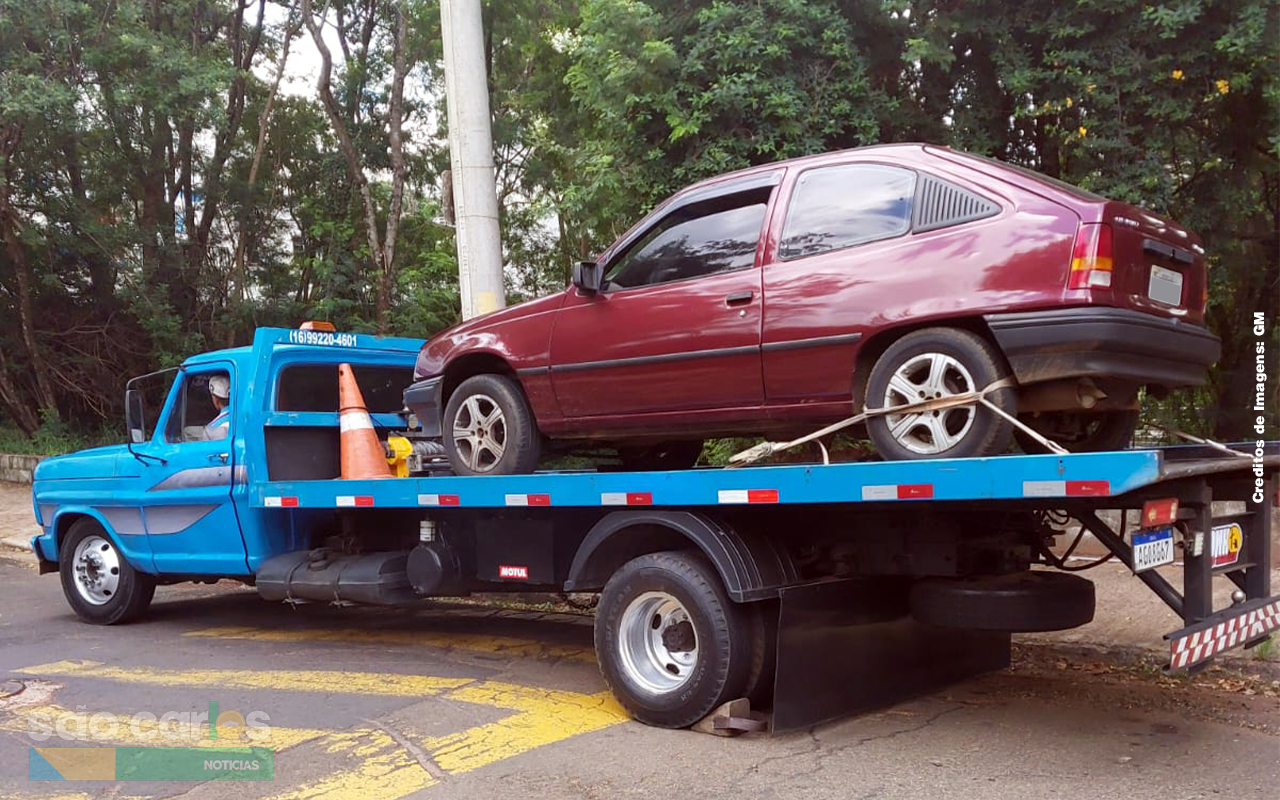 Ação da Guarda Municipal: Veículo abandonado no Recreio São Judas Tadeu havia sido furtado no último sábado