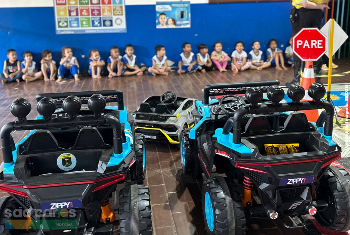 Minicidade do Trânsito: São Carlos inicia circuito educativo em 4 CEMEIs; veja as datas