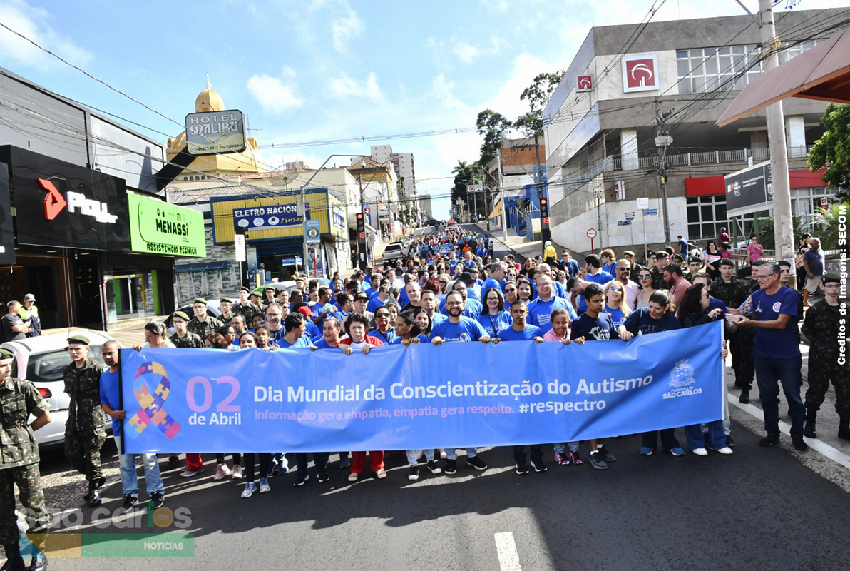 Caminhada do Autismo em São Carlos 2026: Veja programação completa