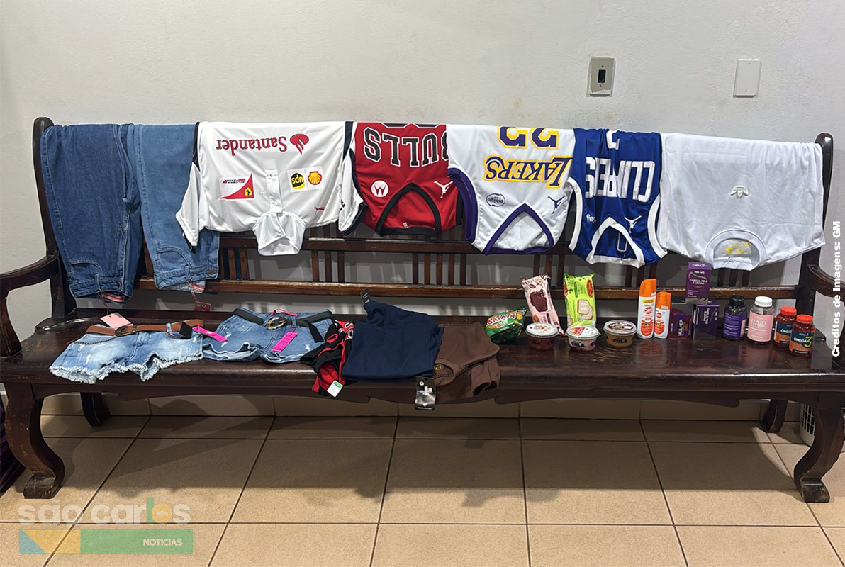 Furto no Centro de São Carlos: casal é preso após denúncias