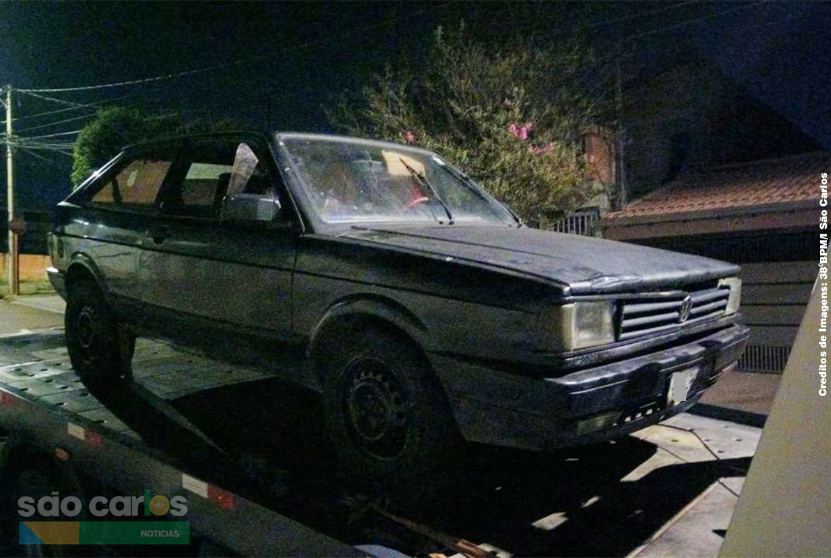 Veículo furtado é recuperado pela PM no Santa Angelina em São Carlos