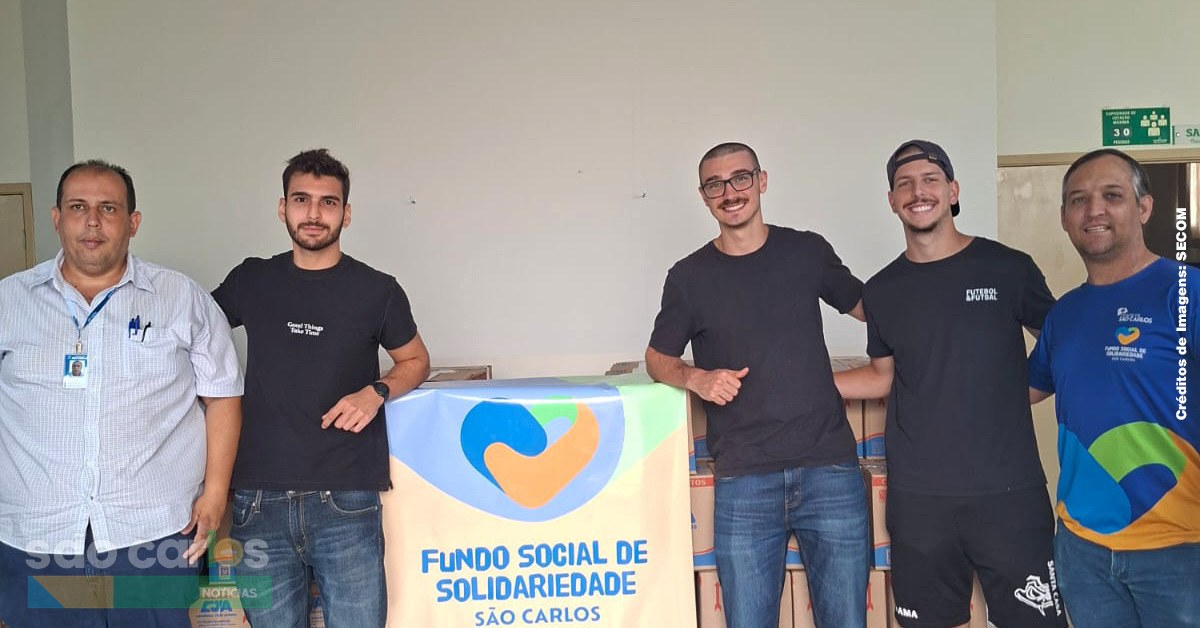 Fundo Social recebe 1,5 tonelada de alimentos em São Carlos