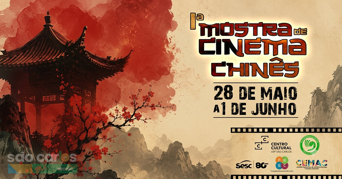 Mostra de Cinema Chinês São Carlos 2026: Programação e locais