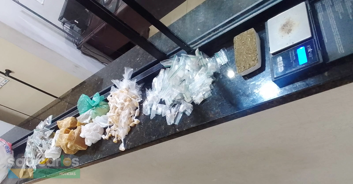 Apreensão de drogas na Vila Nery em São Carlos em 2026