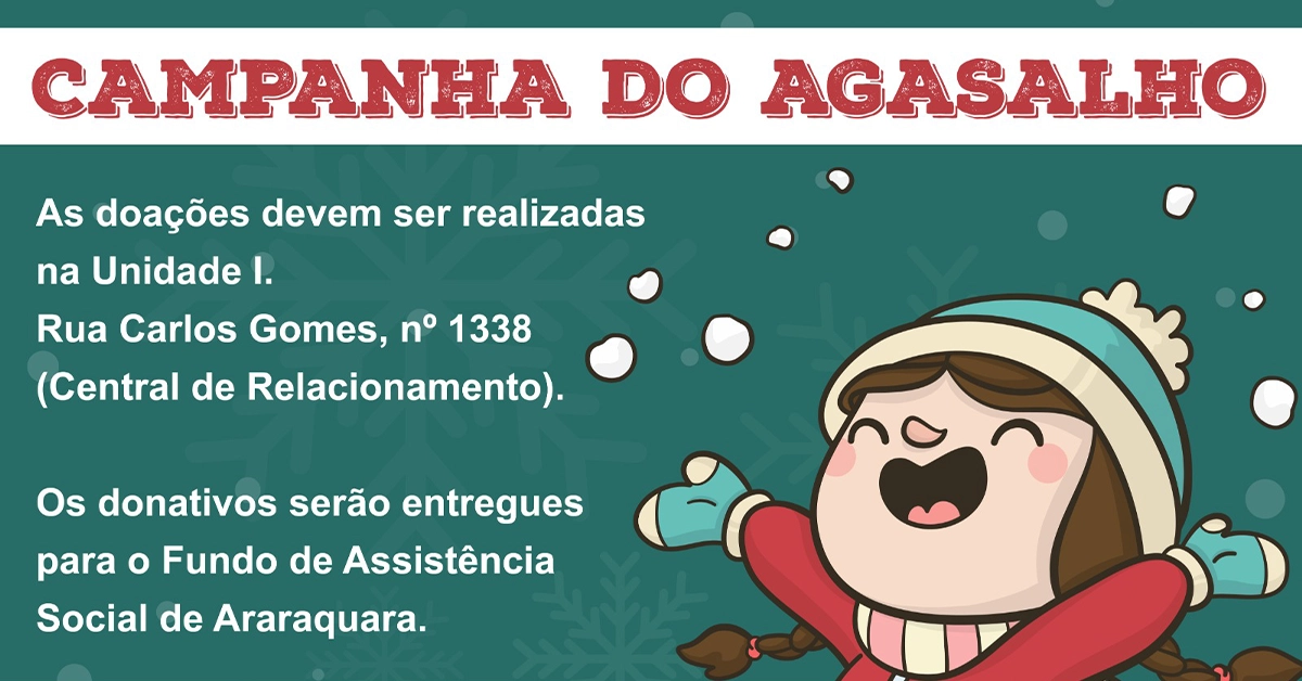 Campanha do Agasalho recebe doações na região: saiba como ajudar