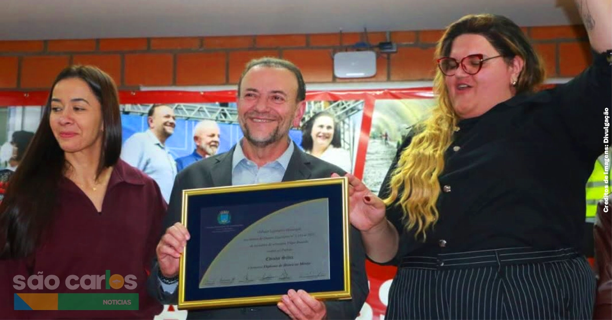 Edinho Silva recebe Diploma de Honra ao Mérito em Araraquara — 2026