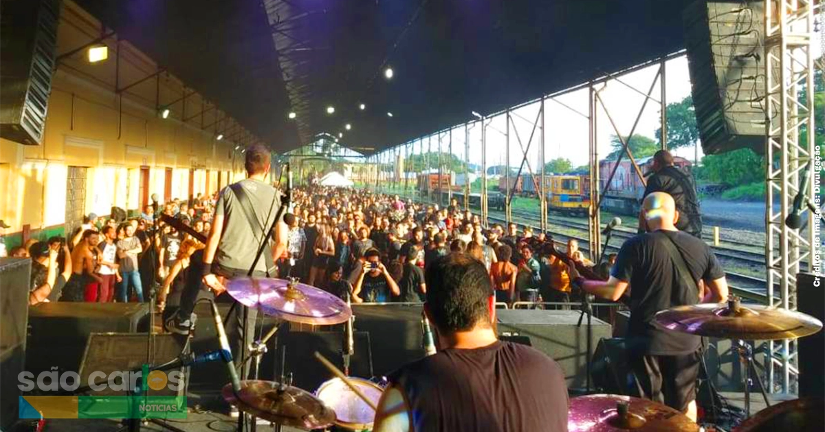 Rock na Estação em São Carlos 2026: Veja bandas e horários