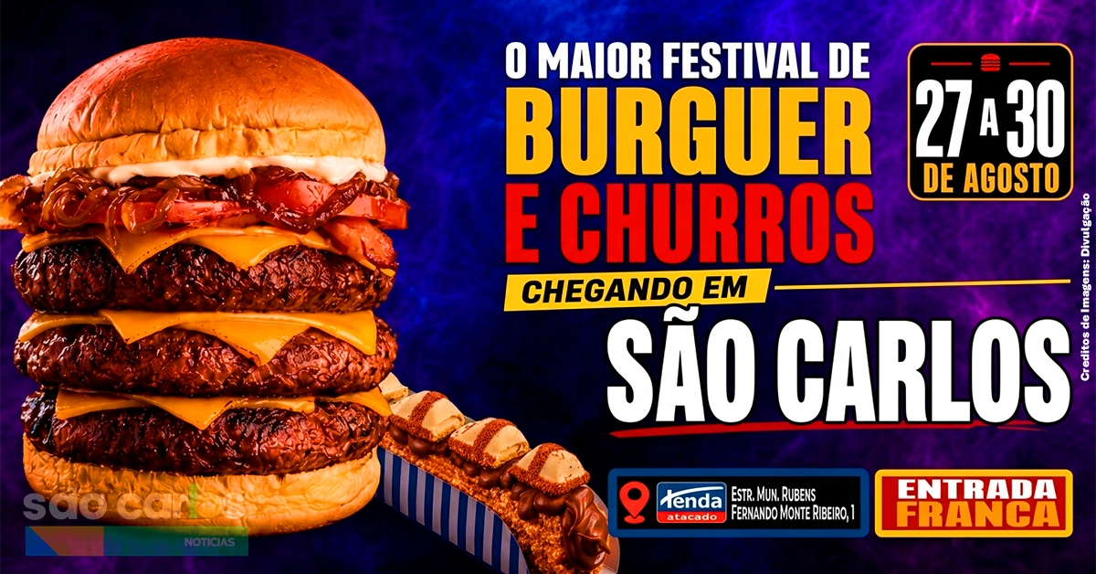 Festival de Burguer São Carlos 2026: Veja datas e local