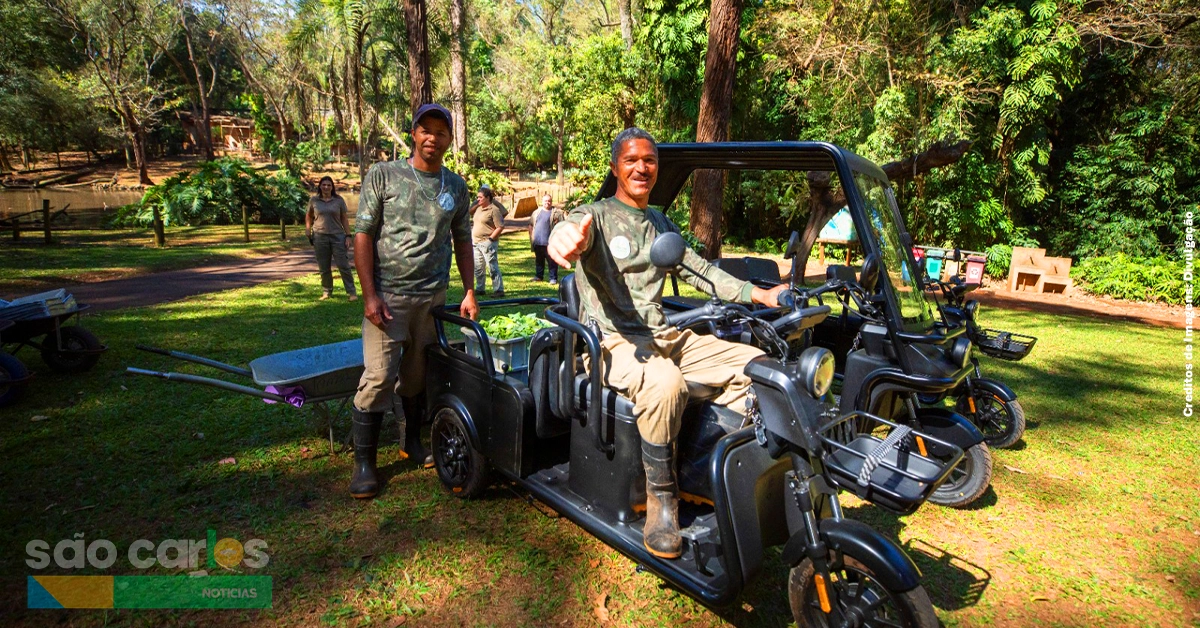 Parque Ecológico de São Carlos recebe veículos elétricos