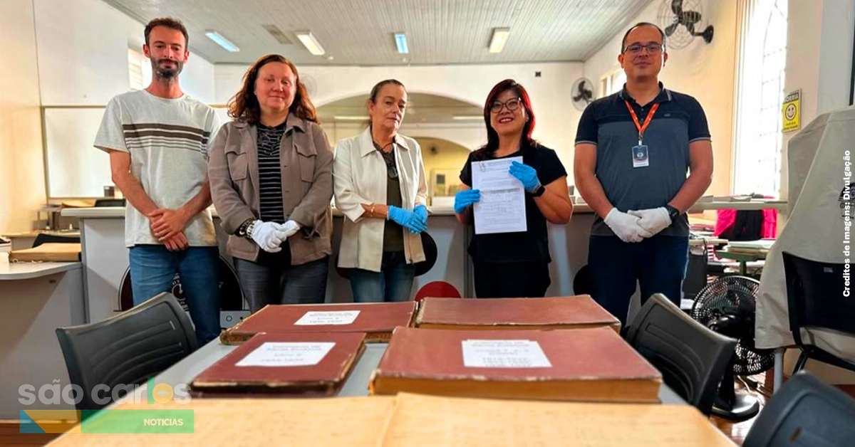 Registros do Cemitério de Santa Eudóxia entram para o Arquivo Público de São Carlos