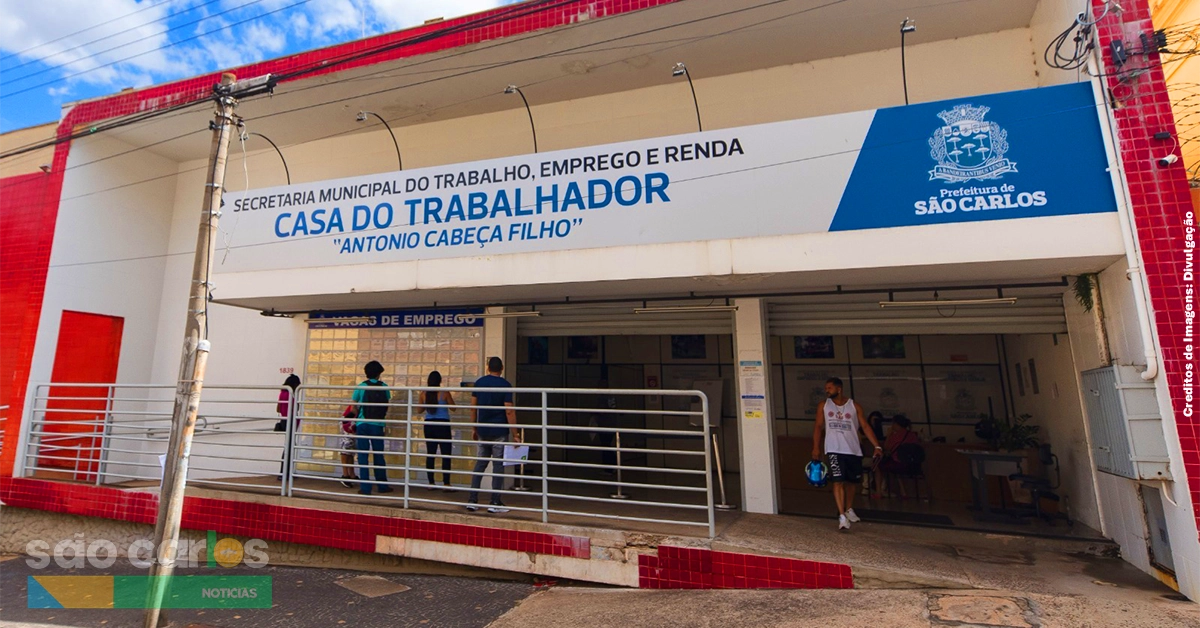 Vagas de Emprego em São Carlos 2026: Casa do Trabalhador Tem 560 Oportunidades