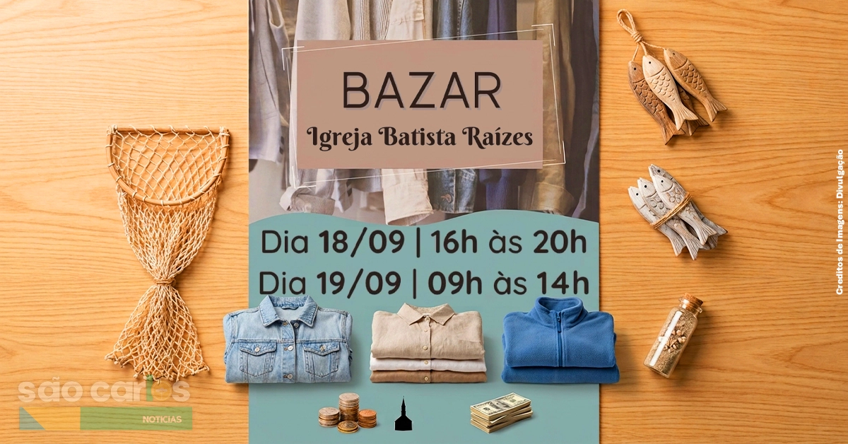 Bazar Beneficente em São Carlos 2026: Roupas Baratas e Ação Social