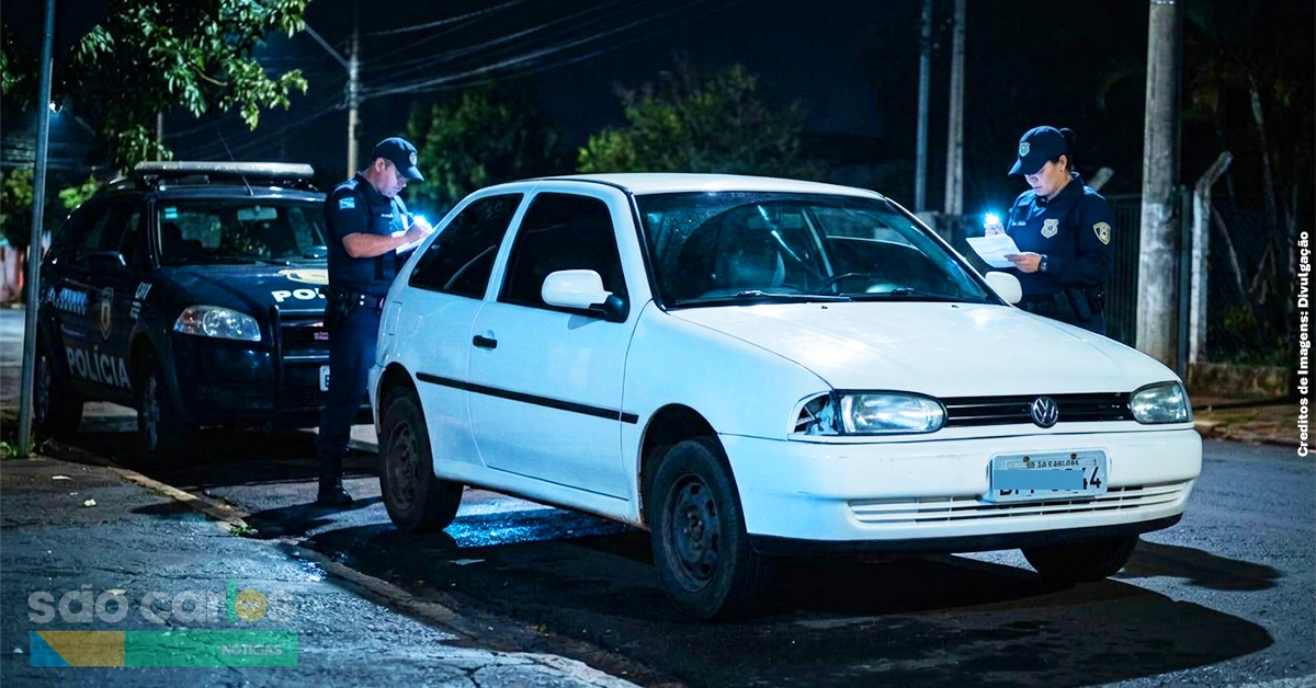 Carro Furtado Vila Faber São Carlos 2026: GM Recupera Veículo
