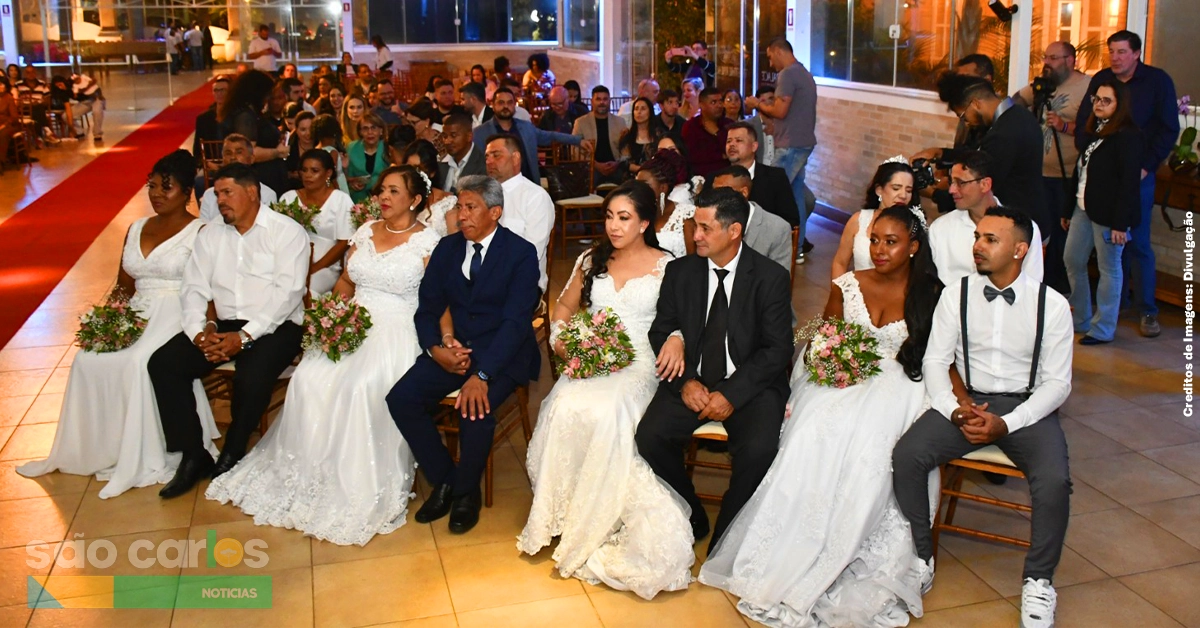 Casamento Solidário São Carlos 2026: 18 casais realizam sonho nesta quinta