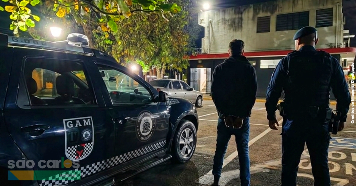 Guarda Municipal São Carlos prende procurado por roubo na Rodoviária em 2026